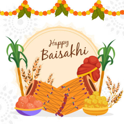 Happy Vaisakhi 2024 Wishes Images and Messages in Punjabi