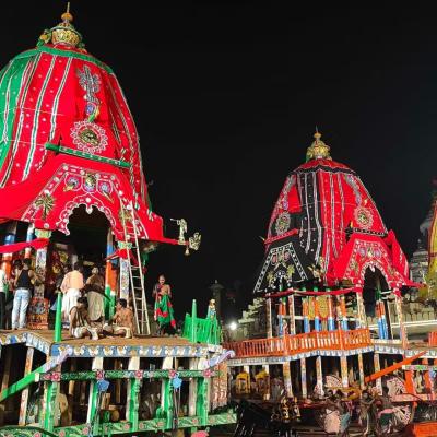 Jagannath Puri Rath Yatra: Construction, Design and Symbolic Meaning of the Three Chariots